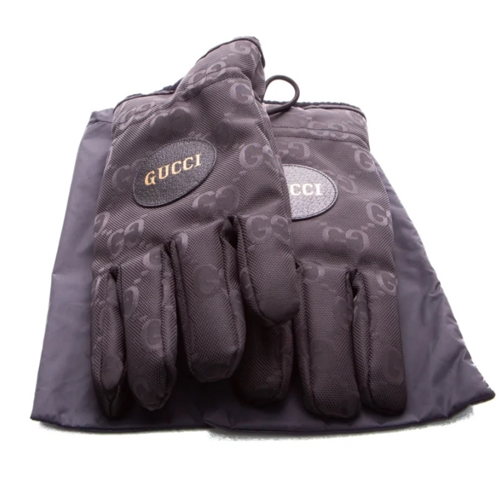 Gucci off the grid cashmere leather lined gloves - size 8.5 small- NWT - Picture 8 of 8